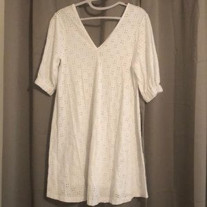 ASOS size 4 white eyelet dress